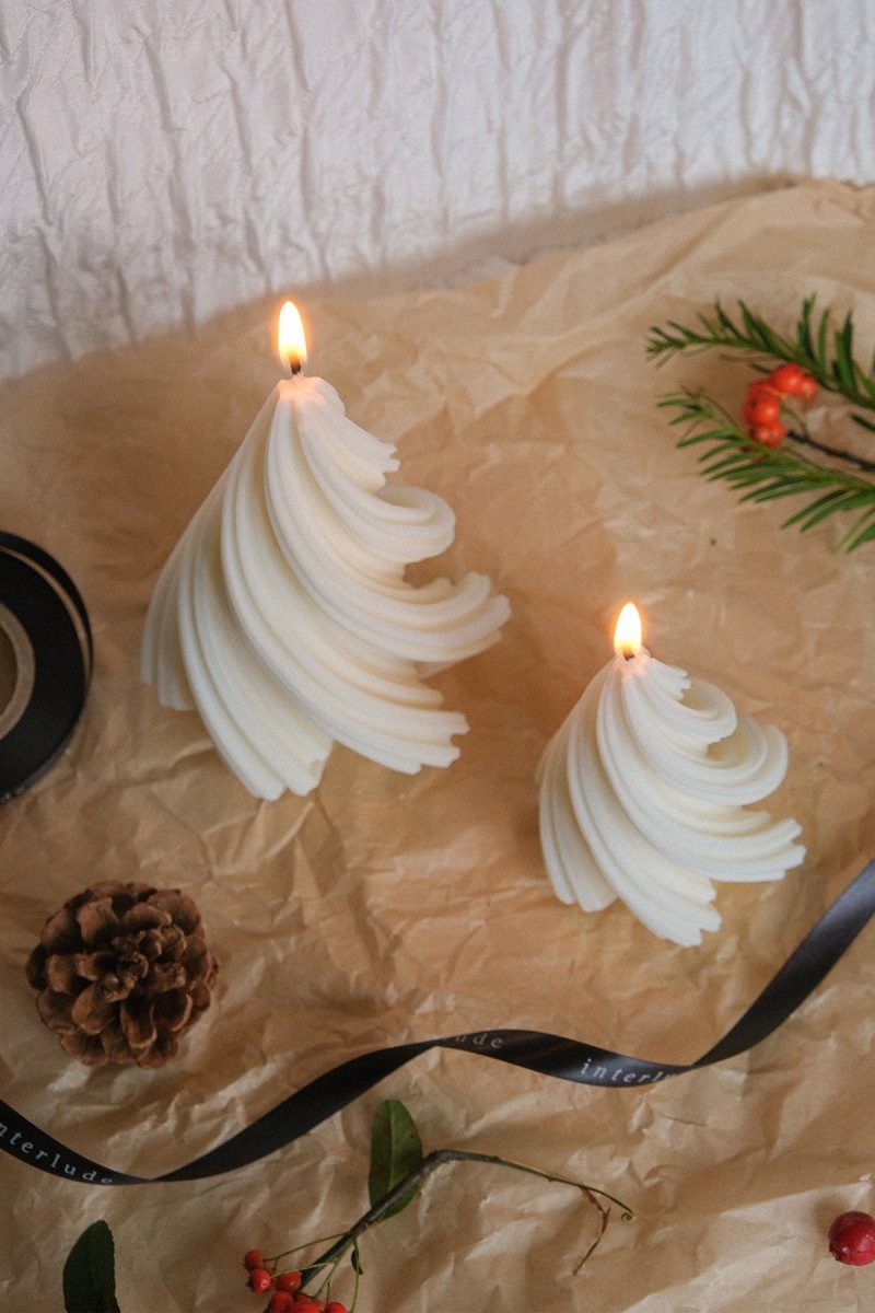 Christmas Tree Swirl Candle - Joe’s Haven