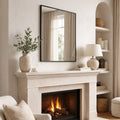 Takara - Black Metal Rectangle Mirror - 70cm x 50cm - Joe’s Haven