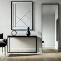 Takara - Full Length Black Metal Rectangle Mirror - 150cm x 60cm - Joe’s Haven