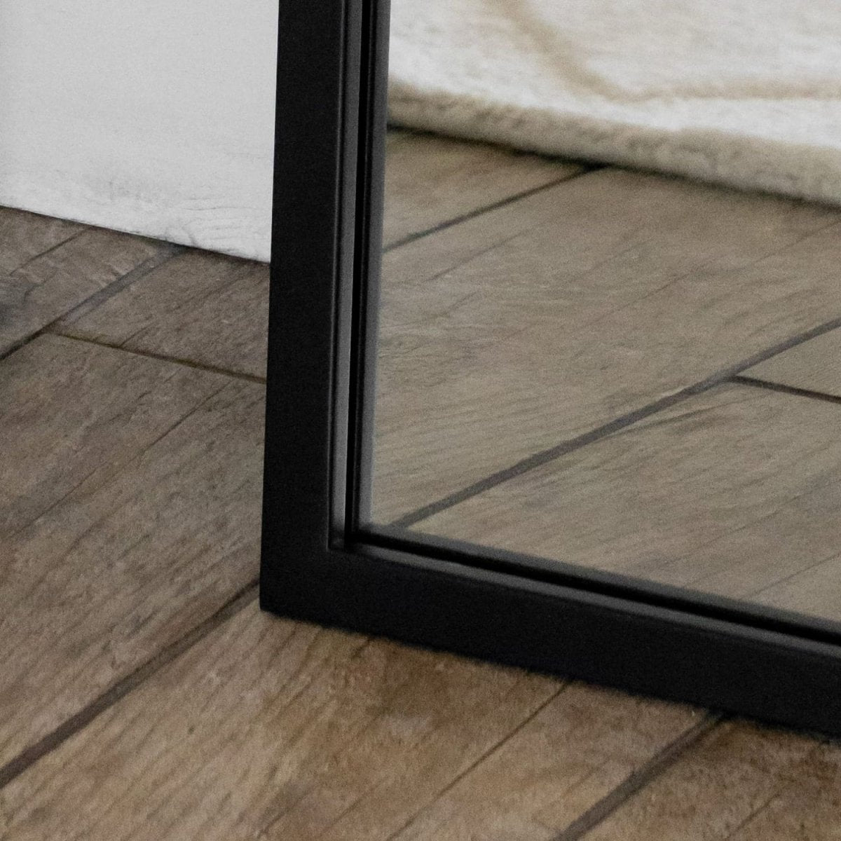 Takara - Full Length Black Metal Rectangle Mirror - 150cm x 60cm - Joe’s Haven