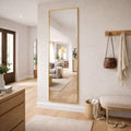 Takara - Full Length Gold Metal Rectangle Mirror - 180cm x 60cm - Joe’s Haven