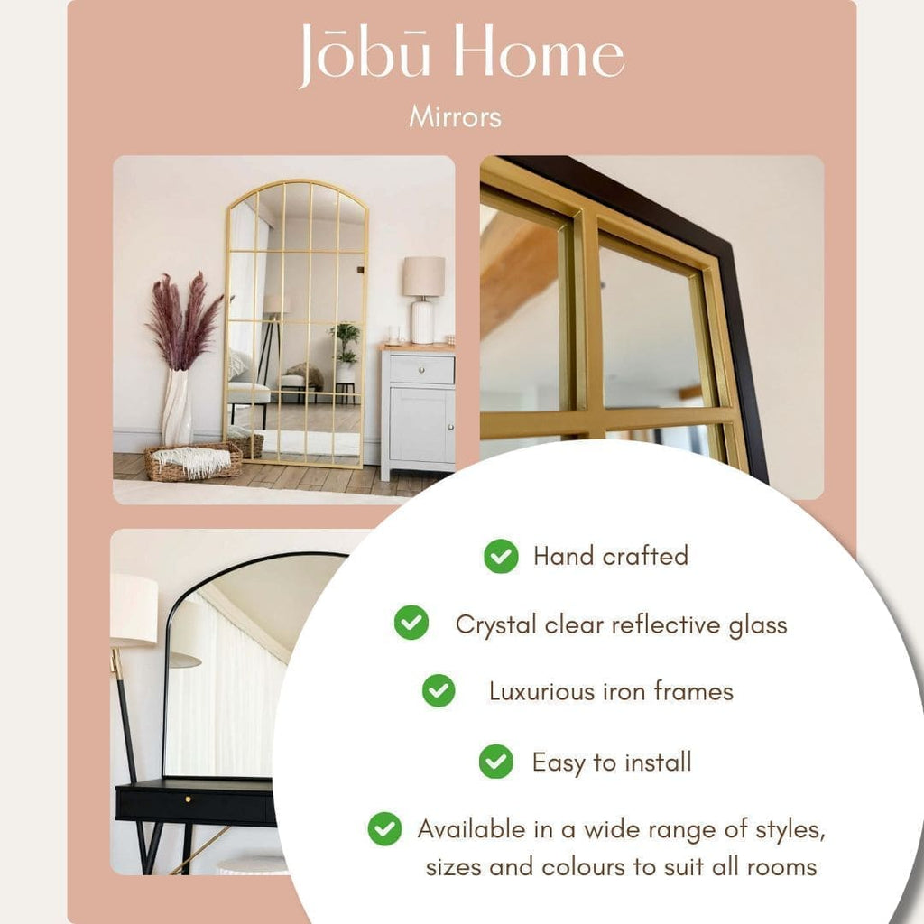 Takara - Full Length Gold Metal Rectangle Mirror - 200cm x 150cm - Joe’s Haven