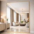 Takara - Full Length Gold Metal Rectangle Mirror - 200cm x 150cm - Joe’s Haven