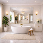 Takara - Full Length Gold Metal Rectangle Mirror - 200cm x 150cm - Joe’s Haven