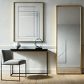 Takara - Full Length Leaner Gold Metal Rectangle Mirror - 150cm x 60cm - Joe’s Haven