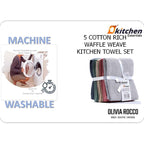 20 Pack Waffle Kitchen Tea Towels - Joe’s Haven