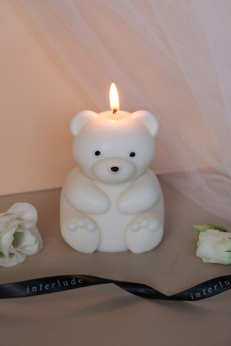 Teddy Bear Candle - Joe’s Haven