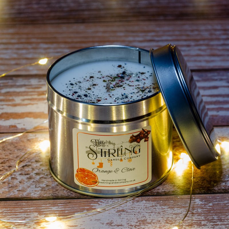 Orange & Clove - Travel Tin Candle - Cotton Wick - Joe’s Haven
