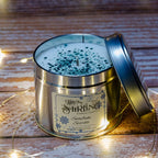 Snowflake Sparkle - Travel Tin Candle - Cotton Wick - Joe’s Haven