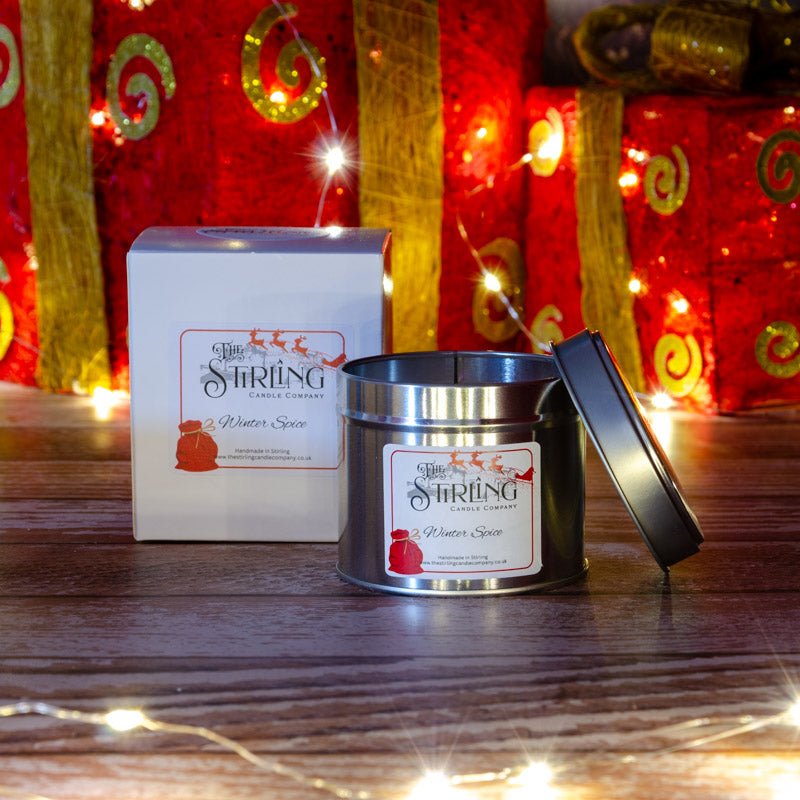 Winter Spice - Travel Tin Candle - Cotton Wick - Joe’s Haven