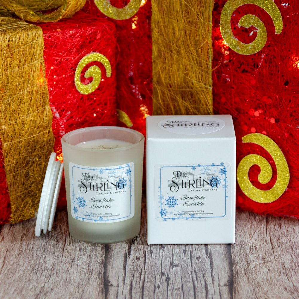 Snowflake Sparkle - Small Candle - Joe’s Haven