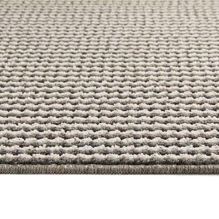 Twist Stripe Washable Mat and Runner Beige - Joe’s Haven