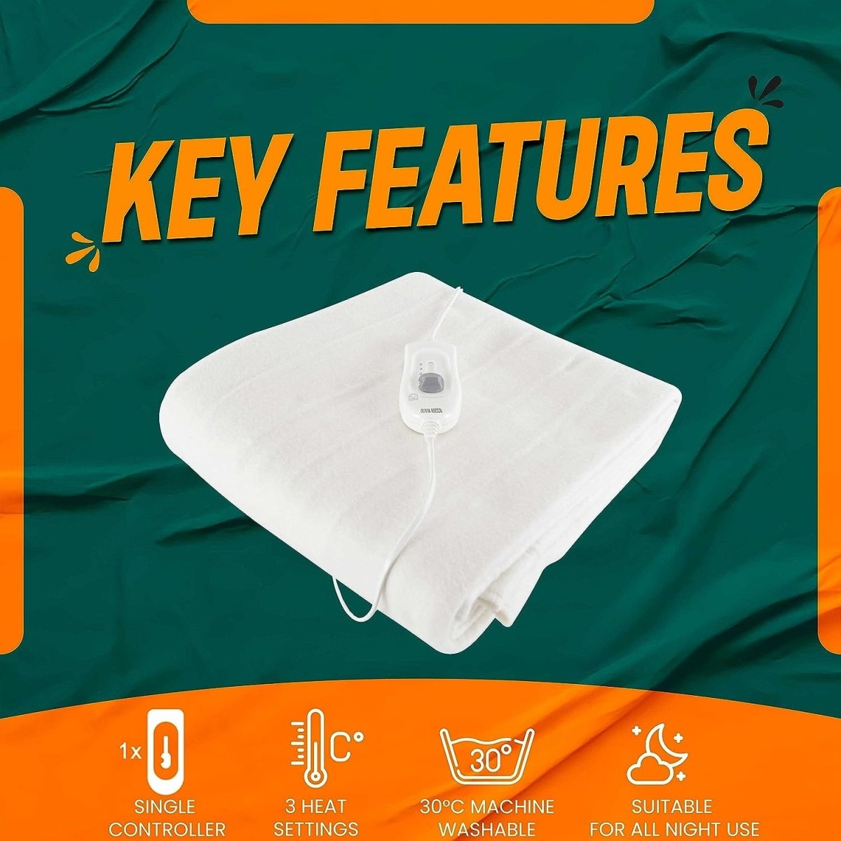 Ultra Soft Electric Heated Underblanket - Joe’s Haven