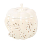 Off White Autumn Leaves Pumpkin Oil Burner - Joe’s Haven