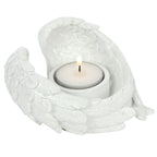 Glitter Angel Wing Candle Holder - Joe’s Haven