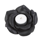 Black Rose Resin Tealight Candle Holder - Joe’s Haven