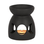 Black Triple Moon Cut Out Oil Burner - Joe’s Haven