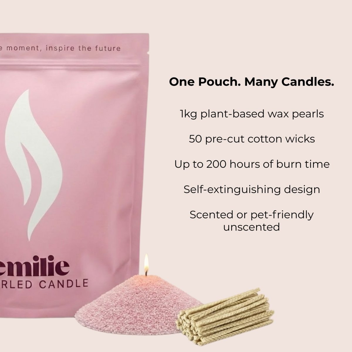 Tea Tree Scented Pearled Candle - Joe’s Haven