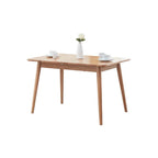 Delicia Extendable Dining Table, Ash - Joe’s Haven