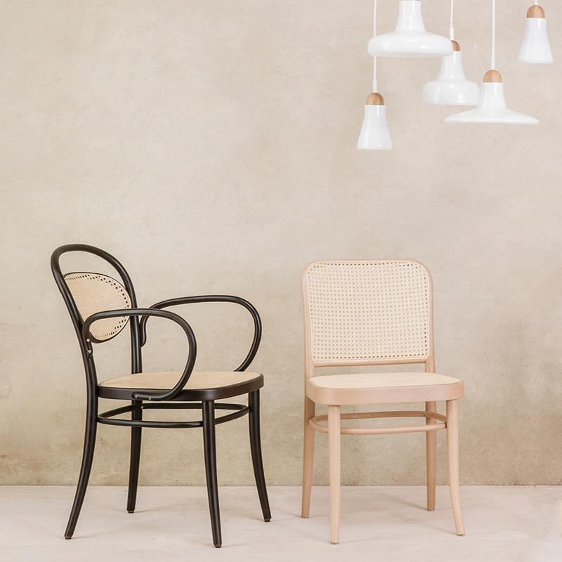 Vanesa Rattan Dining Chair, Oak - Joe’s Haven