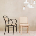 Vanesa Rattan Dining Chair, Oak - Joe’s Haven
