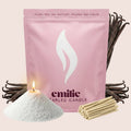 Vanilla Scented Pearled Candle - Joe’s Haven