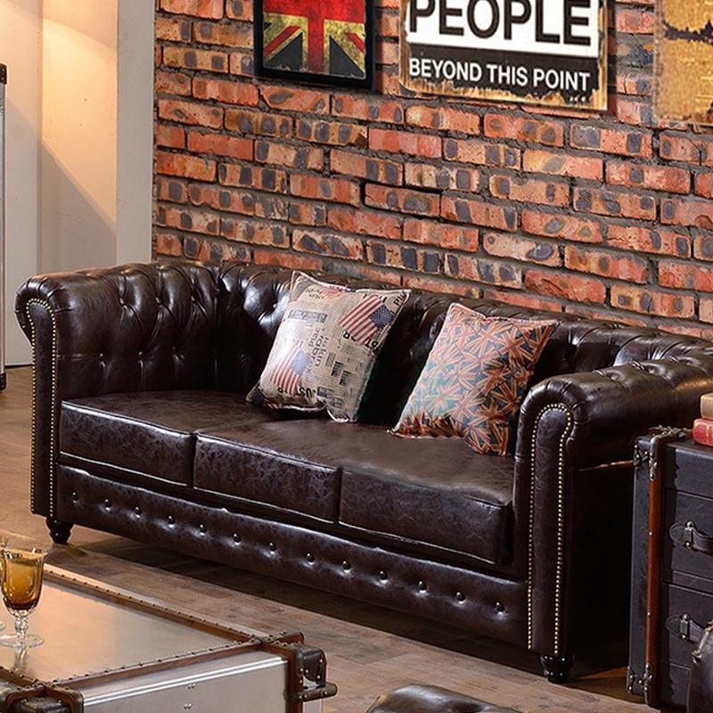 Vintage Chesterfield Three Seater Sofa - Joe’s Haven