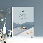 Christmas decor for wall | wall art print