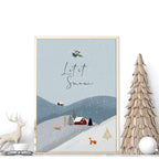 Christmas decor for wall | wall art print