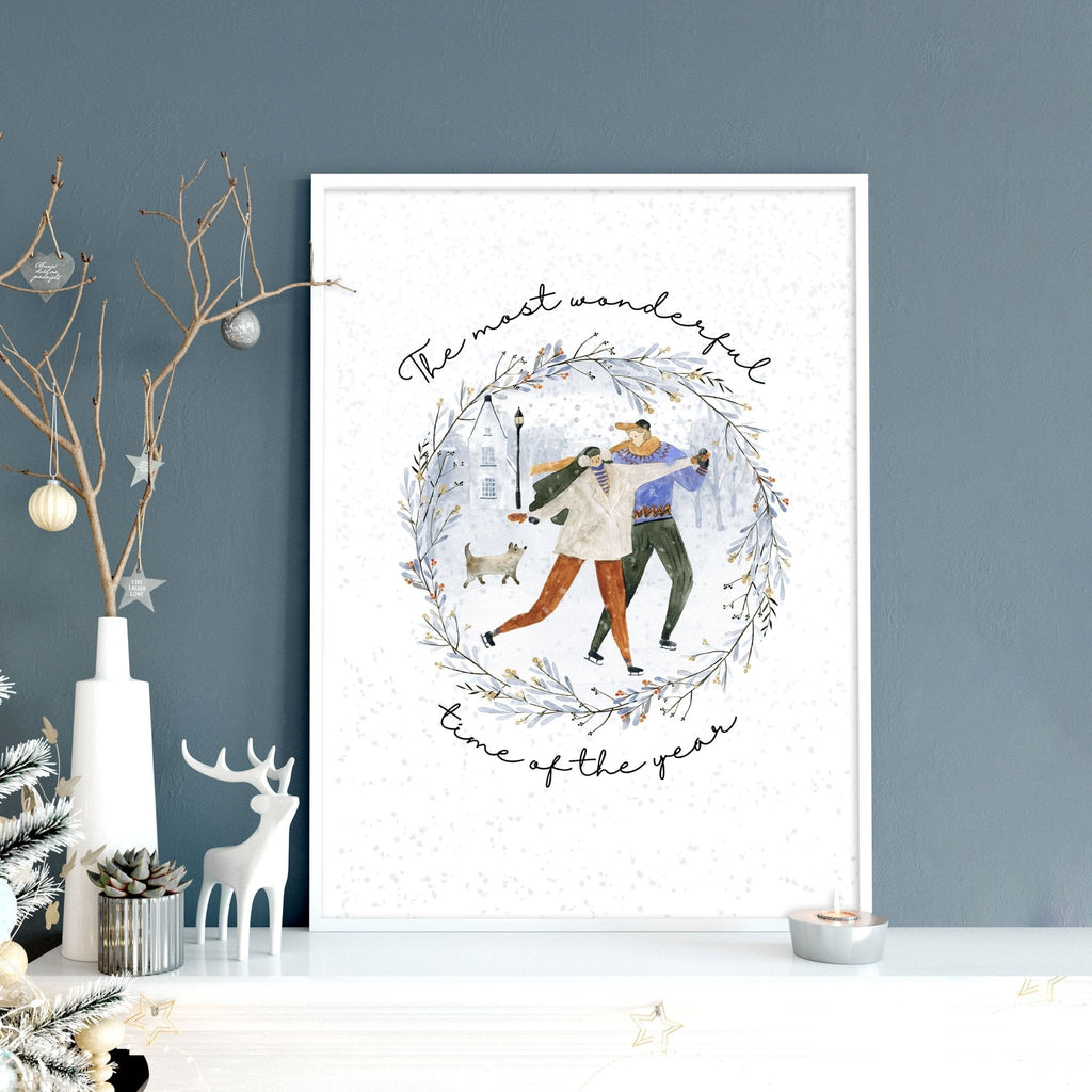 Christmas wall art print