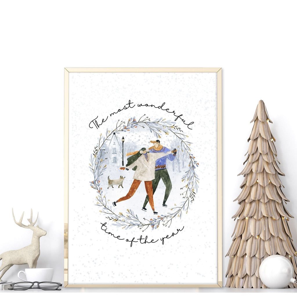Christmas wall art print