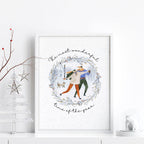 Christmas wall art print