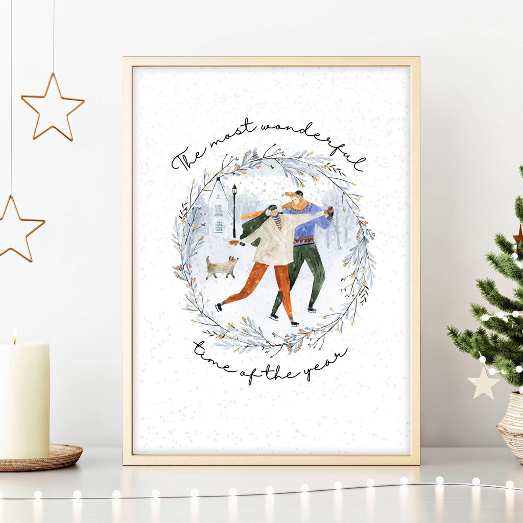 Christmas wall art print