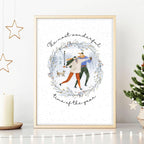 Christmas wall art print