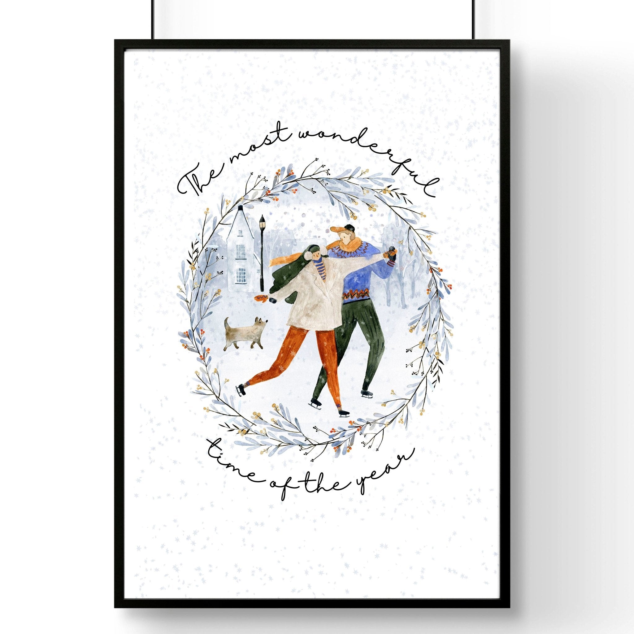 Christmas wall art print