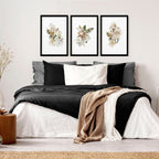 3 pictures above bed | set of 3 framed wall art - Joe’s Haven