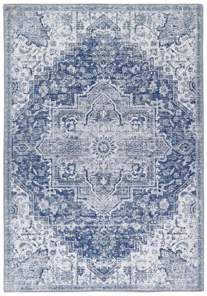 Washable Rug Eterna Blue - Joe’s Haven