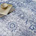 Washable Rug Eterna Blue - Joe’s Haven