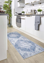 Washable Rug Eterna Blue - Joe’s Haven