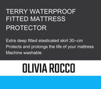 Waterproof Terry Towel Mattress Protector with Deep Skirt - Joe’s Haven