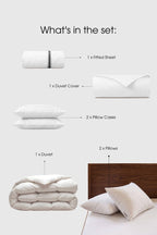 Percale Move-In Bedding Set - Joe’s Haven