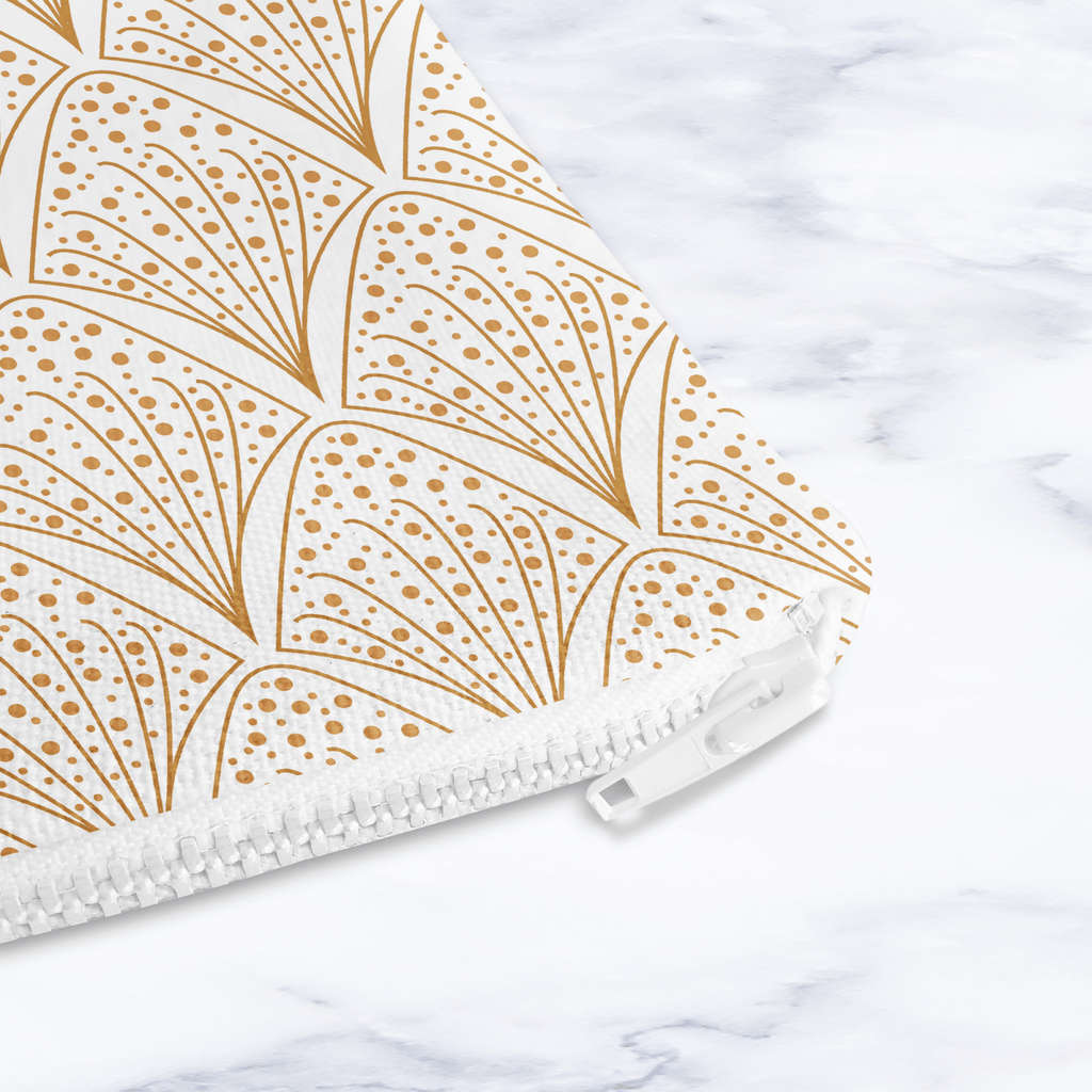 White Abstract Make Up Bag - Joe’s Haven