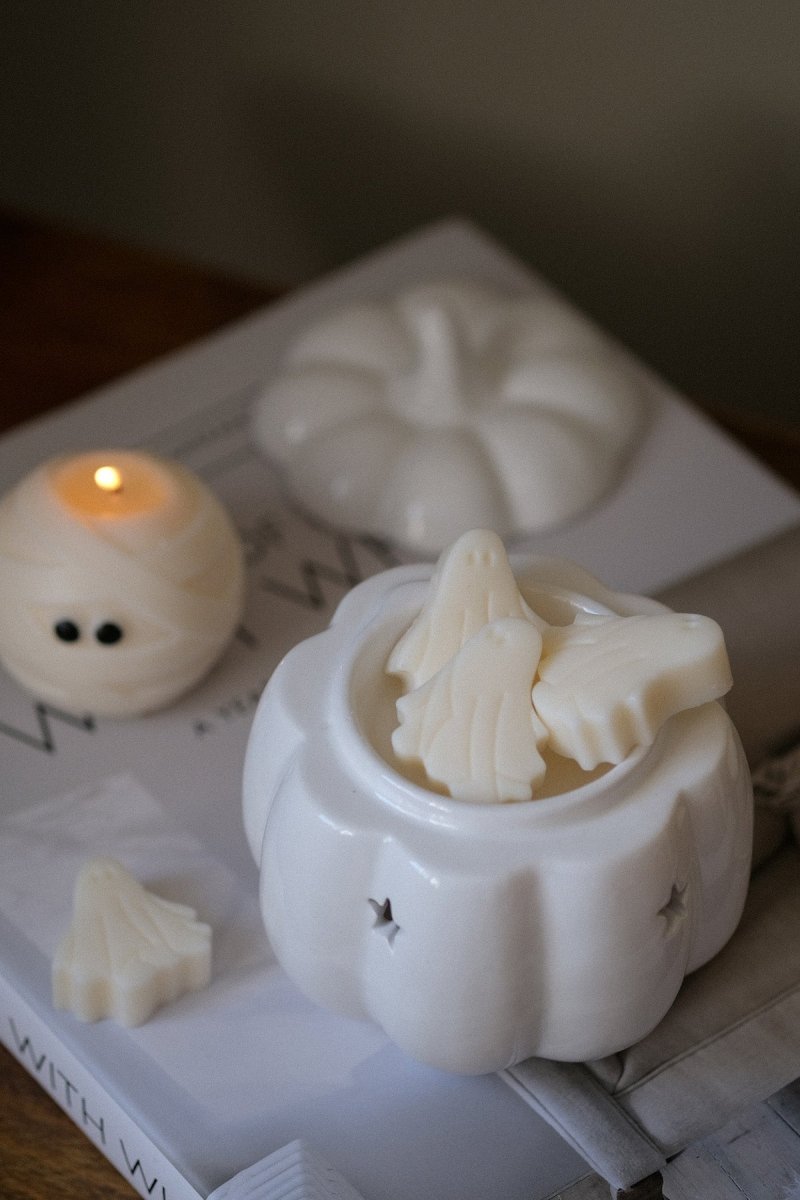 Pumpkin Wax Melt Burner - White - Joe’s Haven