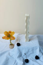 Wavy Pillar Candle - Joe’s Haven