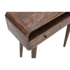 Franklin Dark Mango Wood Console Table with 2 Drawers - Joe’s Haven