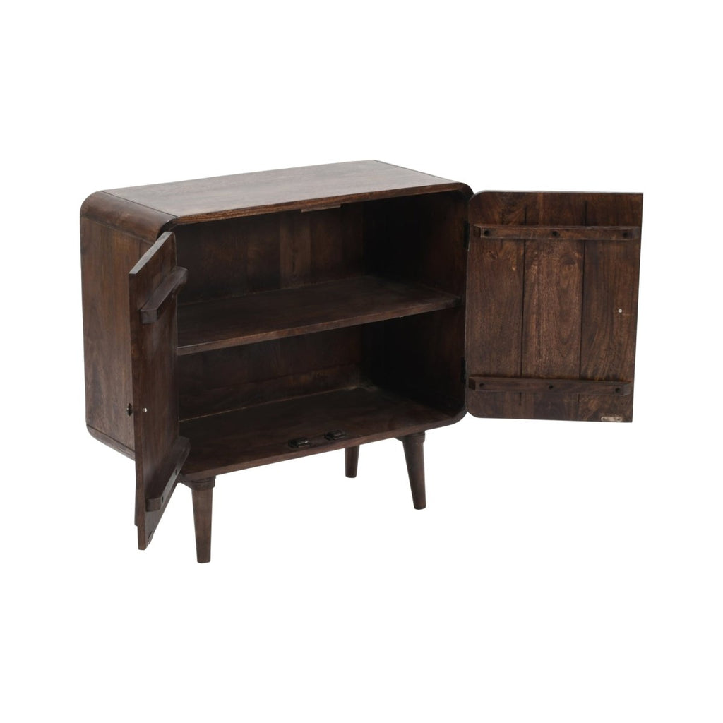 Franklin Dark Mango Wood 2 Door Sideboard - Joe’s Haven