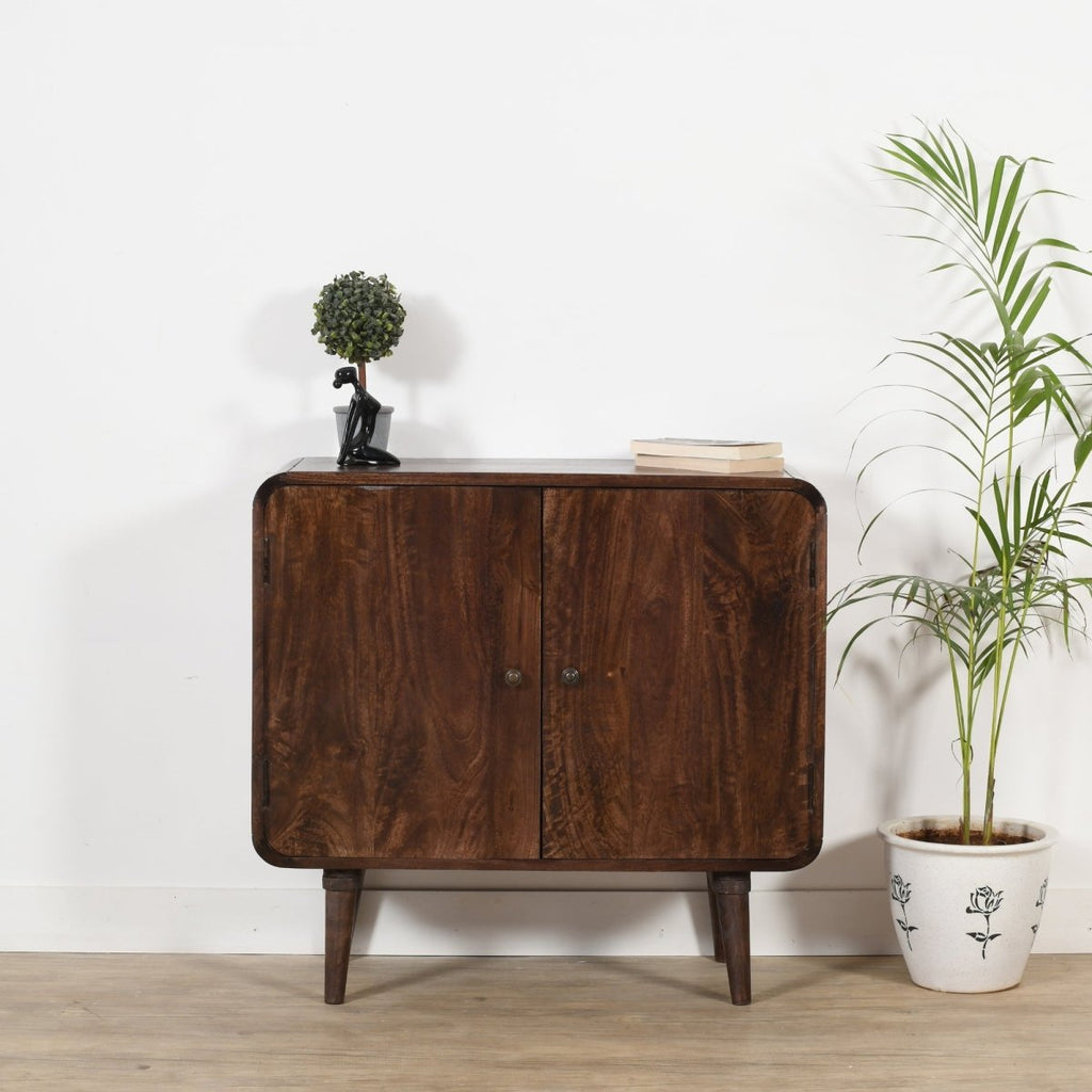 Franklin Dark Mango Wood 2 Door Sideboard - Joe’s Haven