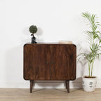 Franklin Dark Mango Wood 2 Door Sideboard - Joe’s Haven