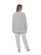 Women's Cosy Sloth Teddy Fleece Pyjama Set - Joe’s Haven