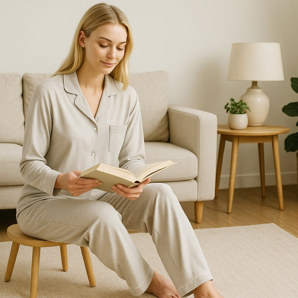 Women's Grey Pyjama Set - Joe’s Haven